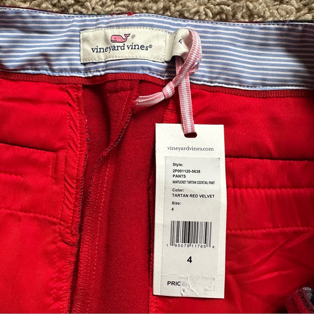 Vineyard Vines Nantucket tartan cocktail pants - Picture 6 of 6